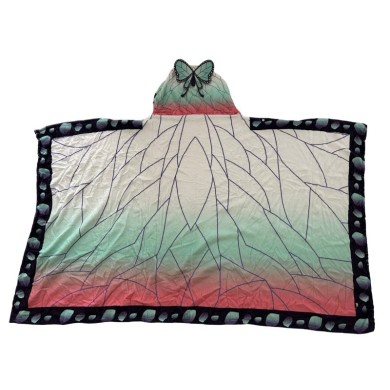 Demon Slayer Shinobu Hoodie Blanket