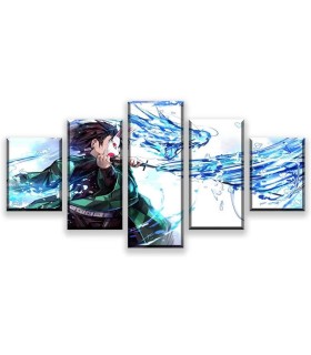 Demon Slayer Leinwand Wandkunst