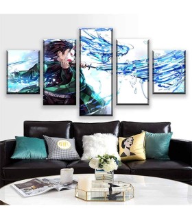 Art mural sur toile Demon Slayer