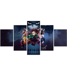 Art mural sur toile Demon Slayer