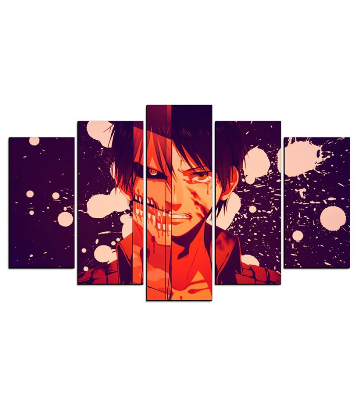 Attack on Titan Quadro su Tela