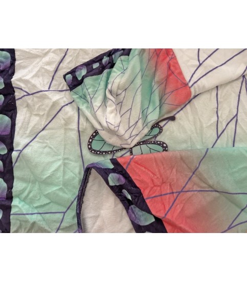 Demon Slayer Shinobu Hoodie Blanket