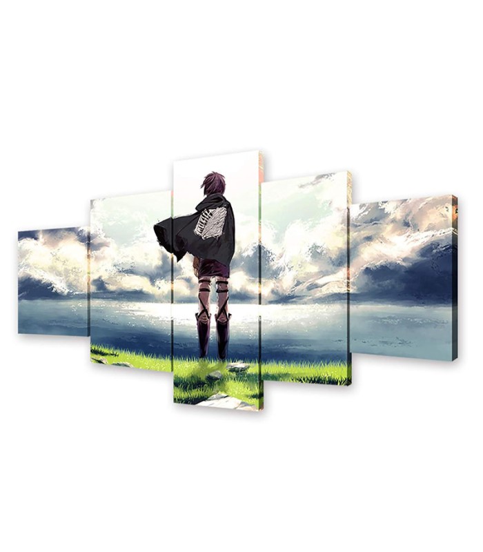 Attack on Titan Quadro su Tela
