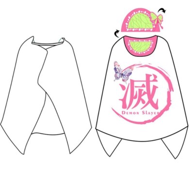 Coperta con cappuccio Kanawo di Demon Slayer