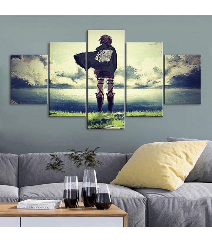 Attack on Titan Tableau Mural sur Toile