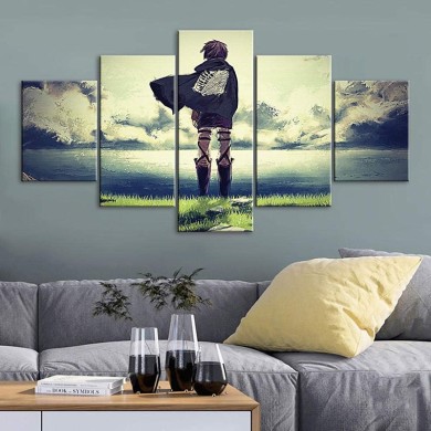 Attack on Titan Quadro su Tela