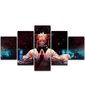 Jujutsu Kaisen Art Mural sur Toile