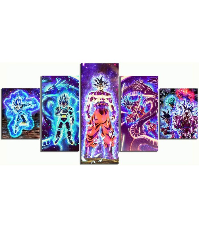 Dragon Ball Quadro Tela Murale