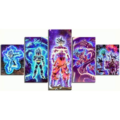 Dragon Ball Quadro Tela Murale