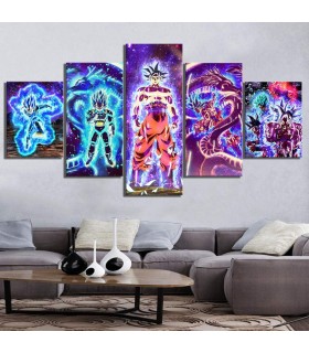 Dragon Ball Quadro Tela Murale