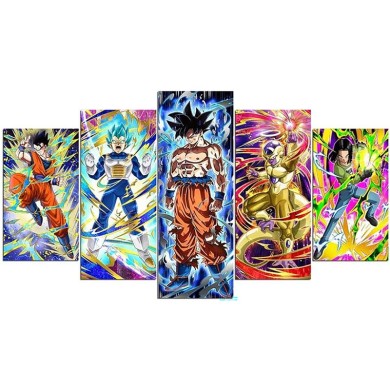Dragon Ball Quadro Tela Murale