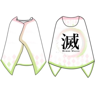 鬼滅の刃 甘露寺蜜璃 フーディーブランケット