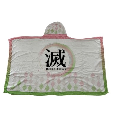Demon Slayer Mitsuri Hoodie Blanket