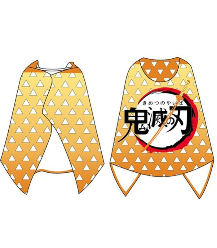 鬼滅の刃 善逸 フード付きブランケット