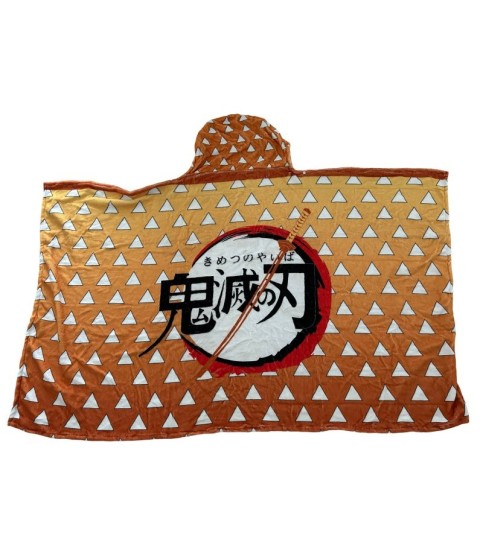 Demon Slayer Zenitsu Hoodie Blanket