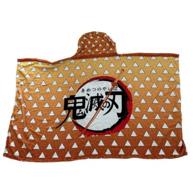 Coperta con cappuccio Zenitsu Demon Slayer