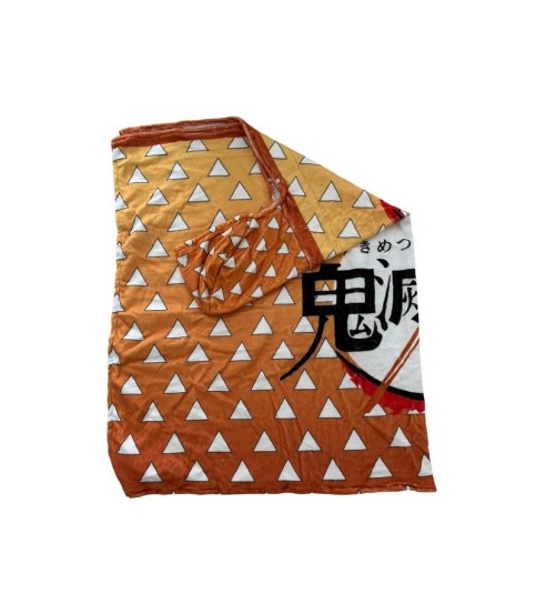 Demon Slayer Zenitsu Hoodie Blanket