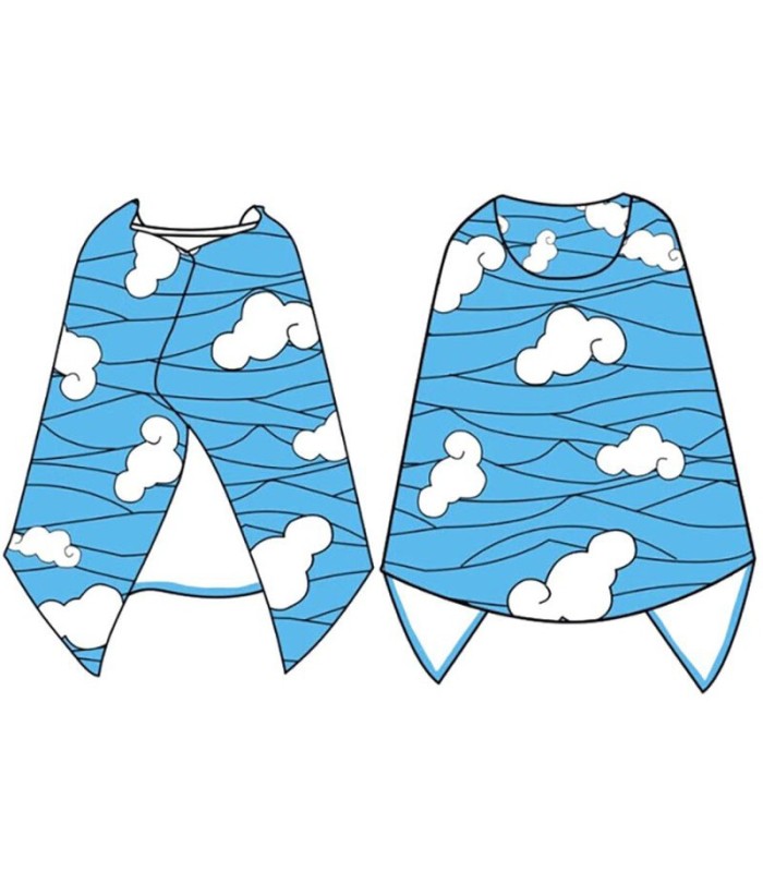 Coperta con cappuccio Demon Slayer Sakonji