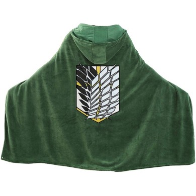 Manta con Capucha de Attack on Titan
