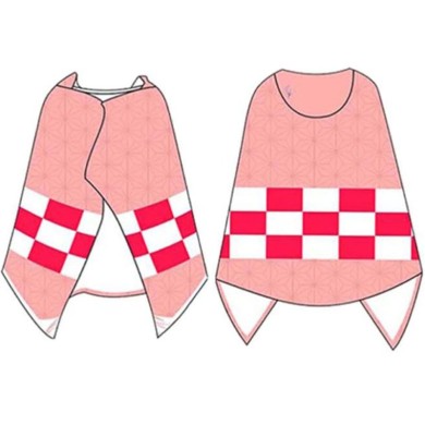 Plaid à Capuche Nezuko Demon Slayer
