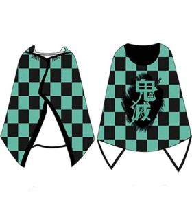 Plaid à capuche Demon Slayer Tanjirou