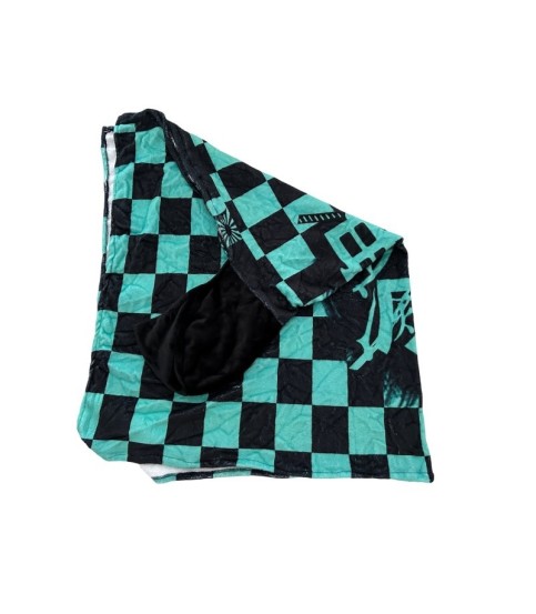 Demon Slayer Tanjirou Hoodie Blanket