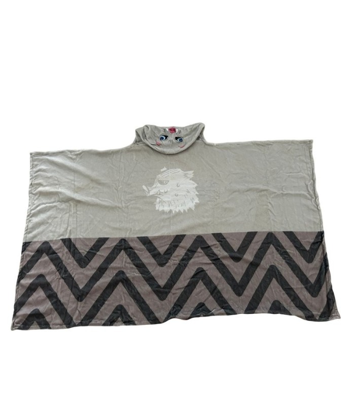 Demon Slayer Inosuke Hoodie Blanket