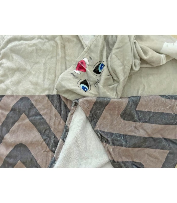 Coperta con cappuccio Demon Slayer Inosuke