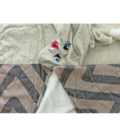 Coperta con cappuccio Demon Slayer Inosuke