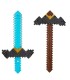 マインクラフト 2-in-1 剣＆ツルハシおもちゃ