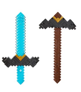Minecraft 2-in-1 Sword and Pickaxe Toy