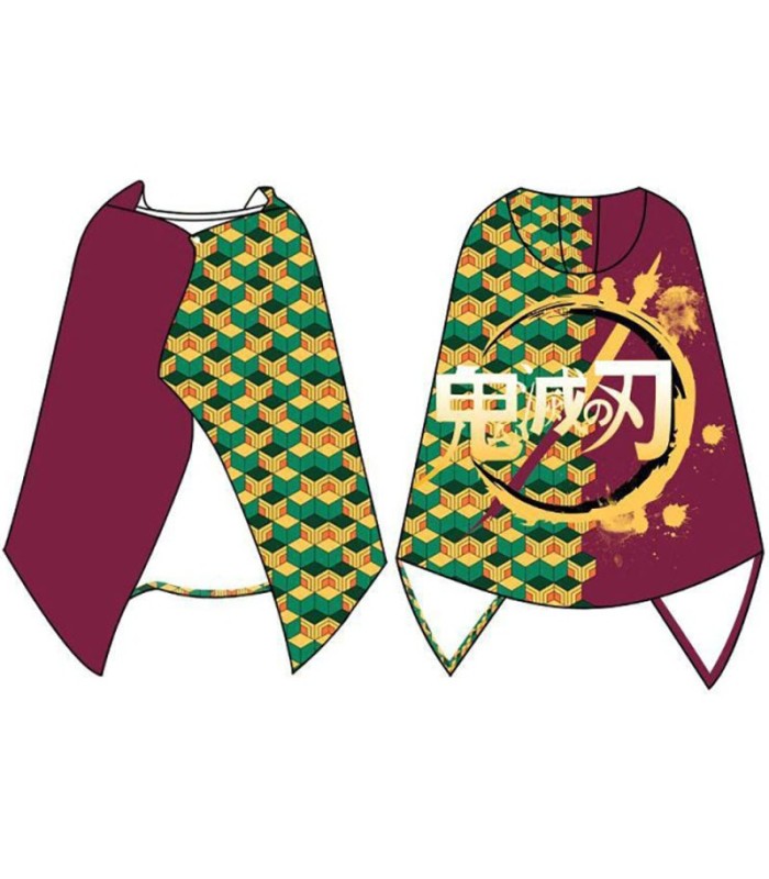 Manta con capucha de Giyuu Demon Slayer