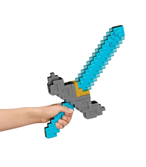 マインクラフト 2-in-1 剣＆ツルハシおもちゃ