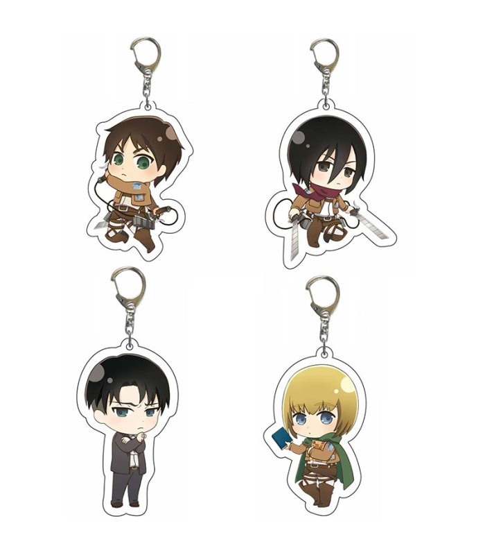 Set de Porte-clés Attack on Titan