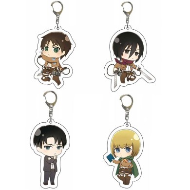 Set di Portachiavi Attack on Titan