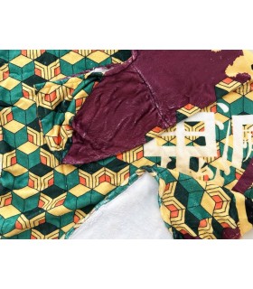 Demon Slayer Giyuu Hoodie Blanket