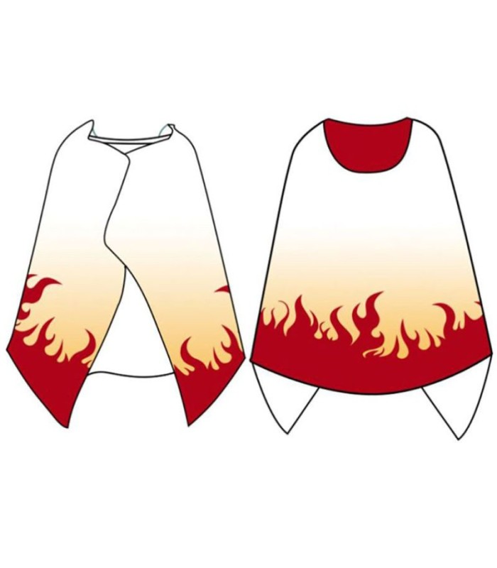 Demon Slayer Kyoujurou Hoodie Blanket