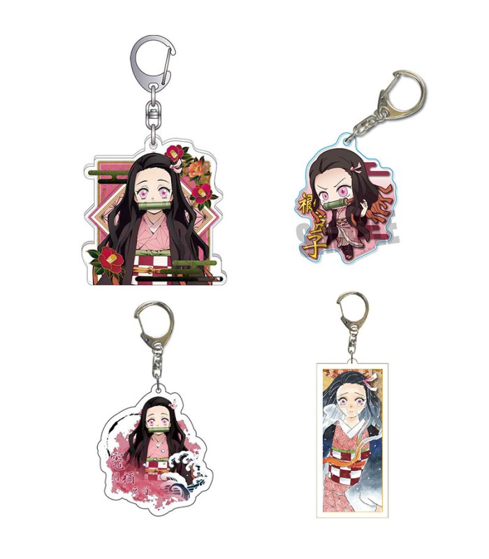 Demon Slayer Schlüsselanhänger Set – Nezuko